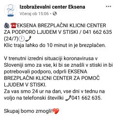Eksena brezplačni klicni center 1